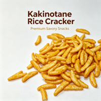 Galletas de Arroz Kakinotane Saludables Horneadas al Horno con Sabor a Shoyu para Servicio OEM de Marca Privada, Snacks de Granos Halal