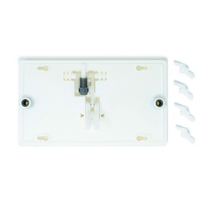 Kit de Placa de Soporte para Mecanismos de Sistemas HVAC, Base de Montaje de Plástico Blanco con Tornillos y Clips - Product Image 1