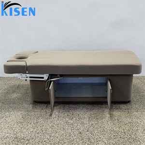 Kisen New Synthetic Leather Optional Constant Temperature Heating Overall Lifting Electric Spa Beauty Massage Bed - Product Image 2