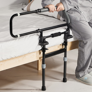 Brand New <b>Bed</b> <b>Rail</b> Adjustable Metal Assist Adults Seniors Patient Safety <b>Side</b> Railings Rehabilitation Therapy Supplies - Product Image 3