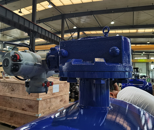Actuated Ball DN800 DN1200 <b>Worm</b> Gear WCB Carbon Steel Industrial Control for Pipeline System Ball Valve Ball Valve 10 Inch - Product Image 2