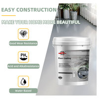 Revêtement de sol époxy auto-nivelant écologique OEM/ODM, résistant à l'usure, peinture décorative de qualité supérieure, pour garage, bricolage