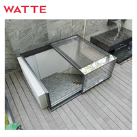 Túnel tubular fijo eléctrico de primera calidad, tragaluz de ventana de techo, diseño moderno, aleación de aluminio automática para ventanas de techo de balcón
