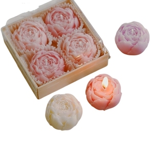 Presente de Dia dos Namorados, Decoração para Casa, Velas Aromáticas em Forma de Rosa Feitas à Mão, Criativas, de Cera de Soja - Product Image 6