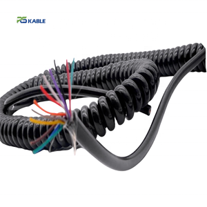 OEM venta al por mayor de fábrica 2 3 4 5 6 7 8 Core PVC PUR resorte de alambre en espiral <span class=keywords><strong>Cable</strong></span> en espiral - Product Image 3