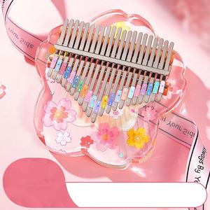 Kalimba transparente en cristal acrylique, 17 tons, 21 tons, piano à pouce, instrument de musique portable pour débutants, amateurs de musique - Product Image 2