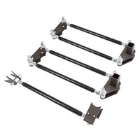Kit d'abaissement de suspension à ressorts à lames parallèles à 4 points de liaison, à souder, pour côté gauche et droit, pour Hot Rod, Rat Truck, Voiture Classique, Suspension Pneumatique