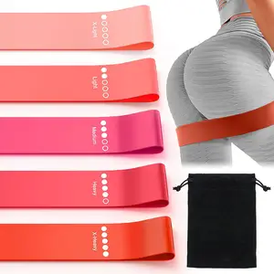 Tập thể dục đàn hồi Resistance Bands Home đào tạo 5 Bộ của Stretch Bands cho chiến lợi phẩm chân Pilates flexbands Workout phòng tập thể dục thiết bị