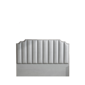 Luxe Hoge Kwaliteit Eenvoudige Moderne Massief Hout Technologie Stof Zachte Tas Vloer Rugleuning Blad Kopen Hoofdeinde - Product Image 2