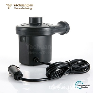 Portable Electric Air Pump Black Plastic With Hose And Plug For Car Washing <b>Pet</b> <b>Bathing</b> Camping All Seasons Use - Product Image 3
