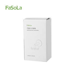 FaSoLa Suction Cup Six-Claw Hook Rotating Kitchen Organizer Wall Mount 1-3kg Load Capacity ABS Material - Product Image 1