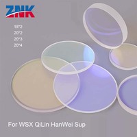 Lentille de protection laser neuve ZNK en gros pour les tailles 18*2 et 20*2 pour machines de soudage et de découpe laser