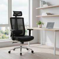 Chaise de bureau robuste de 200 kg, dossier haut, design orthopédique avec coussin de soutien lombaire et repose-pieds rétractable pour un confort supplémentaire