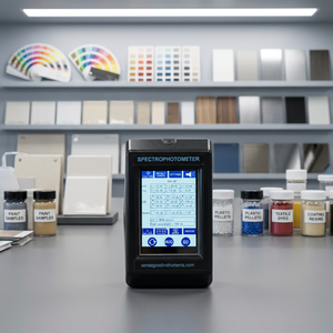 เครื่องมือวัดสี Sensegood Spectrophotometer 400-700nm Vis Color Match Meter ความละเอียด 1 นาโนเมตร รองรับ OEM ปรับแต่งได้ รับประกัน 1 ปี - Product Image 1