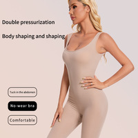 Body sculptant haute compression pour femme, combinaison gainante de créateur, grandes tailles