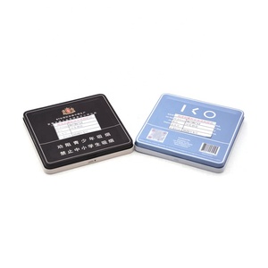 Boîte <span class=keywords><strong>en</strong></span> fer blanc à la menthe carrée imprimée sur mesure avec couvercle articulé mini boîte <span class=keywords><strong>en</strong></span> fer blanc pour cigarettes jouets sexuels cigares <span class=keywords><strong>chewing</strong></span>-<span class=keywords><strong>gum</strong></span> gelée hamburgers - Product Image 4