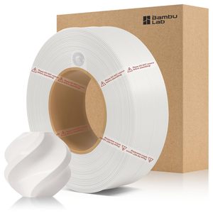 Filamento per <span class=keywords><strong>Stampante</strong></span> 3D Bambu PLA Basic Refill, Eco RFID, Stampa ad Alta Velocità, Basso Deformarsi, Tolleranza Costante per Stampanti 3D FDM - Product Image 1
