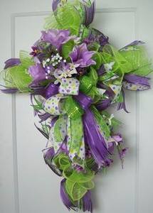 उच्च गुणवत्ता <span class=keywords><strong>18</strong></span> इंच पार क्लैंप शैली पुष्पांजलि फार्म DIY सजावट धातु तार पुष्पांजलि फ्रेम - Product Image 5