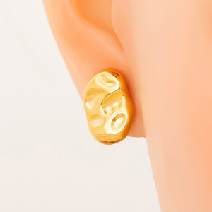 ต่างหูมุกทรงหยดน้ำ สีทอง ดีไซน์เปลือกหอย เครื่องประดับสำหรับผู้หญิงใส่ทุกวัน EH11142 - Product Image 4