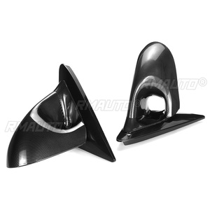 Un Par de Retrovisores Laterales Manuales Ajustables para Automóvil, para Honda Civic EG 2 Puertas 1992-1995, Aspecto de Fibra de Carbono/Negro - Product Image 5