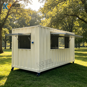 Customized Pop Up Container With Modern Design Stainless Steel Kitchen Modular Restaurant - Product Image 1