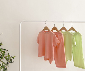 Conjunto de Ropa para Bebé de 2 Piezas, Estilo Moderno, Alta Calidad, Color Sólido, Lindo - Product Image 3