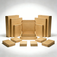 Cartons en carton ondulé personnalisés, écologiques, biodégradables, imperméables, avec laminage mat, pour l'aviation - Recyclables