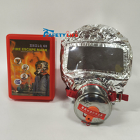 Masque de fuite d'incendie, cagoule anti-fumée d'urgence pour la lutte contre les incendies, masque respiratoire de contrôle de la respiration, combinaison de pompier, masque respiratoire de sécurité pour la lutte contre les incendies