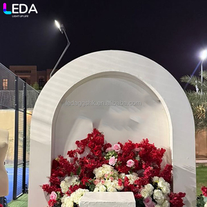 Decoraciones LEDA para Fiestas de Cumpleaños y Bodas, Nuevo Diseño, Soporte Acrílico Arqueado, Accesorio de Fotografía, Fondo Arqueado 3D - Product Image 4
