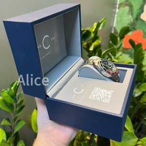 Caja de reloj de cuero personalizada directa de fábrica con forro gris, caja de almacenamiento de relojes con logotipo personalizado, cajas y estuches de relojes de lujo para hombre - Product Image 5