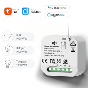 Tuya mini thông minh tường chuyển đổi Wifi + RF433MHz động 2 chiều điều khiển Relay hẹn giờ không dây IP65 làm việc với Alexa Google nhà - Product Image 3