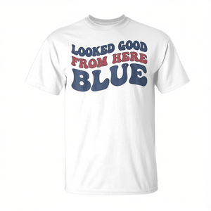 C'est bien parti pour moi, maman de softball bleu, t-shirt pour le jour du match - Product Image 2