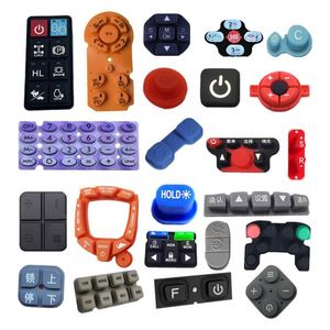 Almohadillas de Silicona Suave para Botones de Control Remoto, Cubiertas Conductivas de Silicona para Botones de Encendido/Apagado - Product Image 1