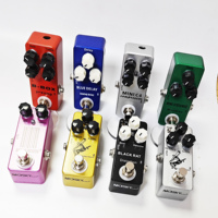 Processeur de pédale multi-effets pour guitare basse Pédales de bouclage multiples personnalisées Effet de tableau de guitare Mosky Metal Box Line Golden Horse
