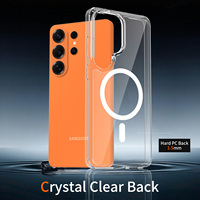 Funda Magnética Transparente Antirrayaduras de 1.5 mm para Samsung S26 Ultra, Funda para Teléfono Móvil con Carga Inalámbrica a Prueba de Golpes