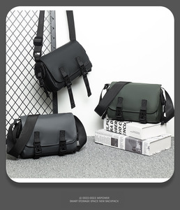 Men's Fashion Messenger <b>Bag</b> High Quality Nylon Multifunctional Crossbody <b>Bag</b> Waterproof Men's Multi-Pocket Sling <b>Bag</b> - Product Image 2