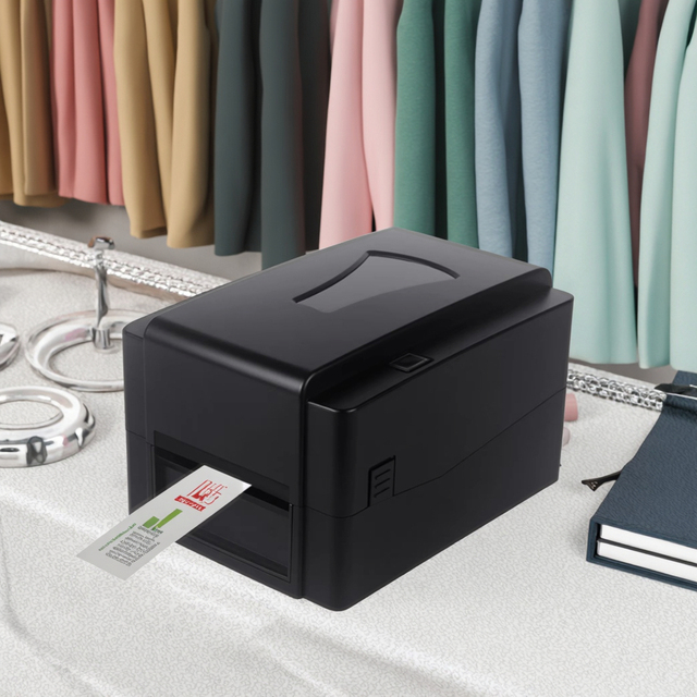 Direct Thermal Desktop Printer 4x6 Shipping Label Barcode Printer 203 Dpi Thermal Transfer Printer for Small Business Stock