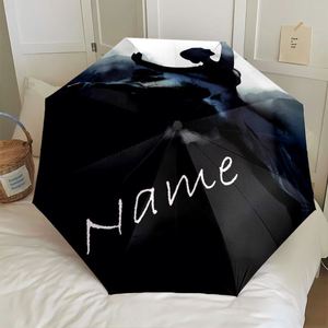1 Parapluie Pliant Personnalisé avec Nom de Danseuse, Sans Minimum de Commande, Cadeau de Danse Personnalisé, Impression UV, Commande Unique, Ombrello Personnalisato - Product Image 1