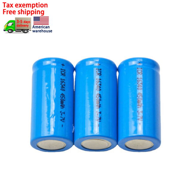 KC Li-ion Cell Custom Class Charge 16340 Battery Pack 600mAh 700mAh 1200mAh 10C 16340 Battery 3.7V 800mAh 16340