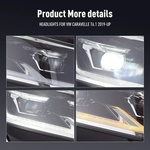 Phares HETOP Caravelle <span class=keywords><strong>T6</strong></span> 2016-2020 : Amélioration LED avec lentille, accessoires auto, vente chaude, Plug and Play, DRL pour <span class=keywords><strong>Volkswagen</strong></span> - Product Image 5
