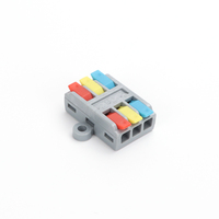 Terminal de raccordement compact à connexion rapide LT 3-1 avec conducteur en cuivre, 32 ampères, 250 Vca, 24-14 AWG, indice de protection IP67, connexions rapides de fils