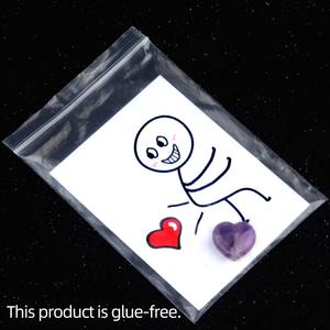 <span class=keywords><strong>Carte</strong></span> de Coeur en Cristal de Guérison Amusante, Pierres Polies de Poche en Forme d'Amour pour Cadeaux, Chakra, Reiki, Yoga, Méditation, Soulagement de l'Anxiété, 20mm - Product Image 2