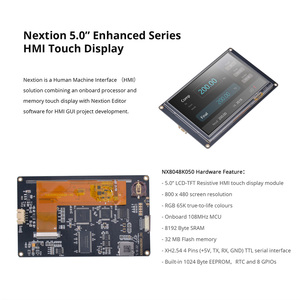 Nextion NX4827K043/NX8048K050 HMI LCD จอแสดงผลแบบสัมผัสที่ได้รับการปรับปรุง - 4.3” 5.0” TFT โมดูลหน้าจอสัมผัสแบบต้านทานอัจฉริยะ L138 - Product Image 4