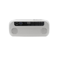 Javoda Projecteur LCD Keystone à mise au point manuelle Full HD avec écran miroir intelligent prend en charge 4K 1080p