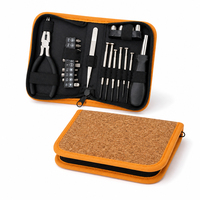 Kit d'outils de tournevis en acier au carbone 23 pièces, moins cher en usine, avec porte-embouts et mini sac à outils portable, idéal pour la promotion