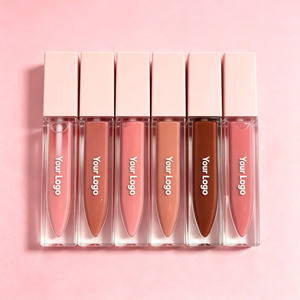 <b>Pink</b> Lip Gloss Hydrating Glossy Lip Oil Nude <b>Pink</b> <b>Peach</b> Berry Lip Tint Custom Logo Private Label Makeup - Product Image 1