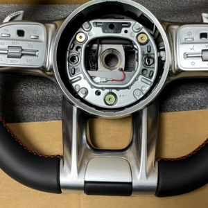 Volant en cuir amélioré pour <span class=keywords><strong>Mercedes</strong></span> Benz <span class=keywords><strong>AMG</strong></span> GLC GT W204 W205 W213 W218 W222 C300 E350 GLE A45 C300 C43 C53 W117 W177 - Product Image 5