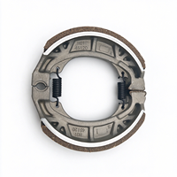 Plaquettes de frein CG125 175,8g en aluminium pour frein à tambour pour moto Honda Lifan Loncin Zongshen 125cc