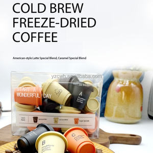 Cápsulas de Café Frío Concentrado <span class=keywords><strong>Sin</strong></span> Azúcar, Café Negro Arábica Liofilizado Instantáneo <span class=keywords><strong>en</strong></span> Latas Pequeñas, Ideal para Viajes - Product Image 5