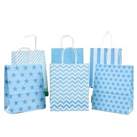 Tas Kertas Kraft Klasik Custom Grosir dengan Cetak Offset untuk Perhiasan, Hadiah, Supermarket, Pameran, Promosi, dan Pita